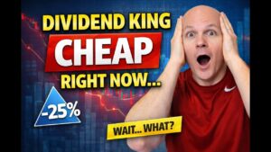 This Dividend King is "cheap" right now… after a 25% drop.
