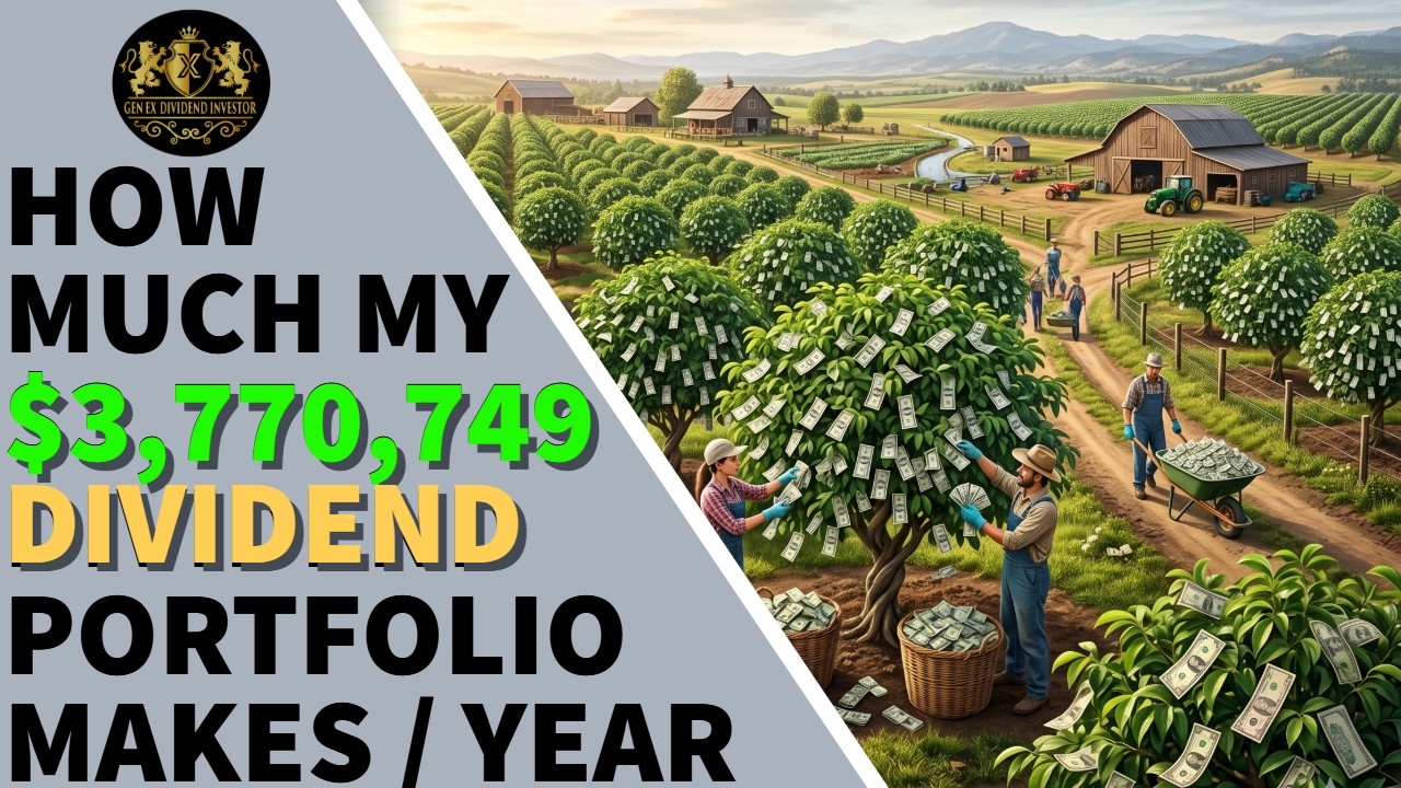 How much my $3,770,749 Dividend Portfolio Makes Per Year